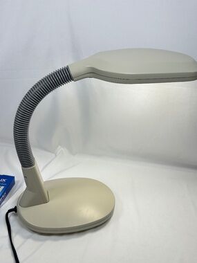 Verilux Happy Eyes Desk Lamp, HED1, Replacement Natural Daylight Bulb Included